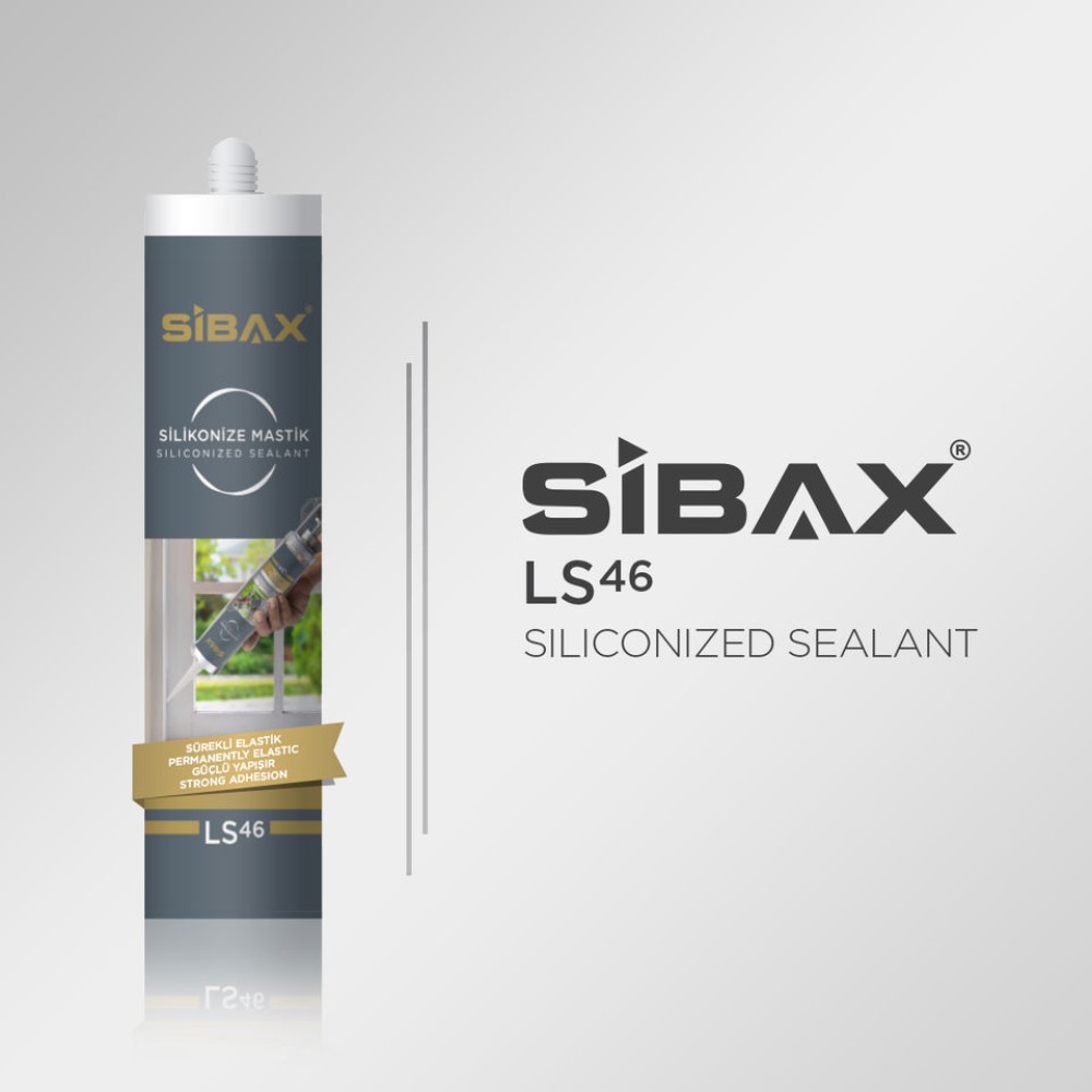 LS46 Ακρυλική μαστίχα λευκή SIBAX 450gr