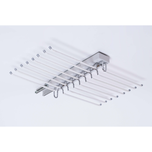 Παντελονοθήκη συρόμενη οροφής διπλή M9016 χρώμιο