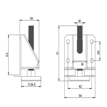 Ρεγουλατόρος ντουλάπας μαύρο