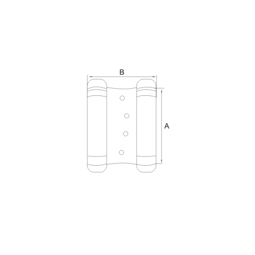 Μεντεσές διπλής κατεύθυνσης Νο.29 σατέν