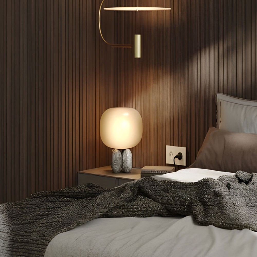 Διακοσμητικό πάνελ τοίχου MDF ανοιχτό καρυδί 18x121x2800мм