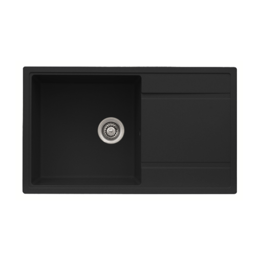 Νεροχύτης γρανίτης μαύρο Granite Sink 85x50 GLGE 86