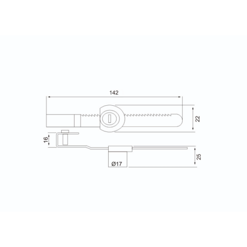 Κλειδαριά συρόμενων κρυστάλλων νίκελ