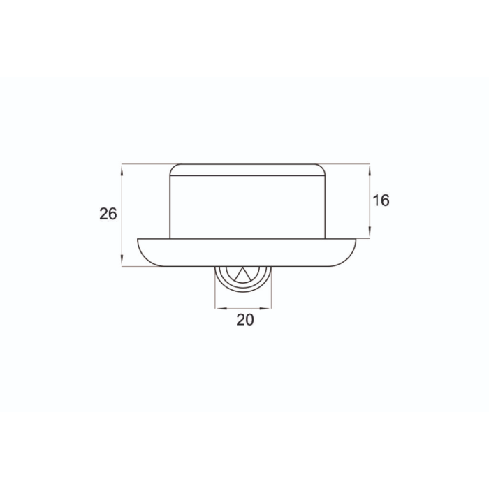 Ρόδα περιστρεφόμενη για σωλήνα Φ35