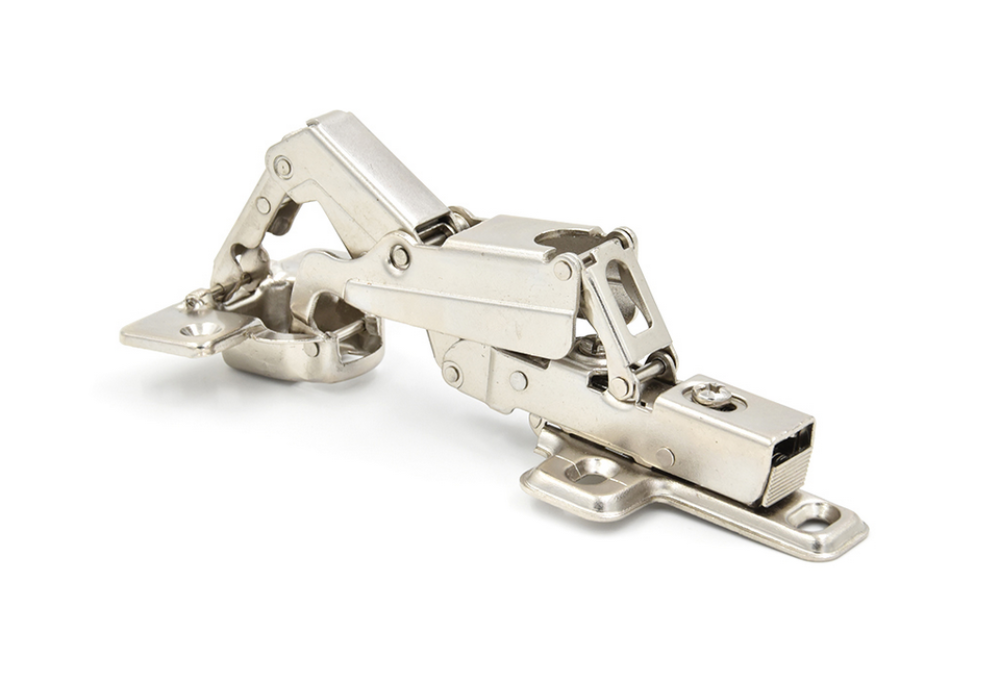 Μεντεσές D' conti ενσωματωμένο φρένο +180ο με τακάκι κουμπωτό.