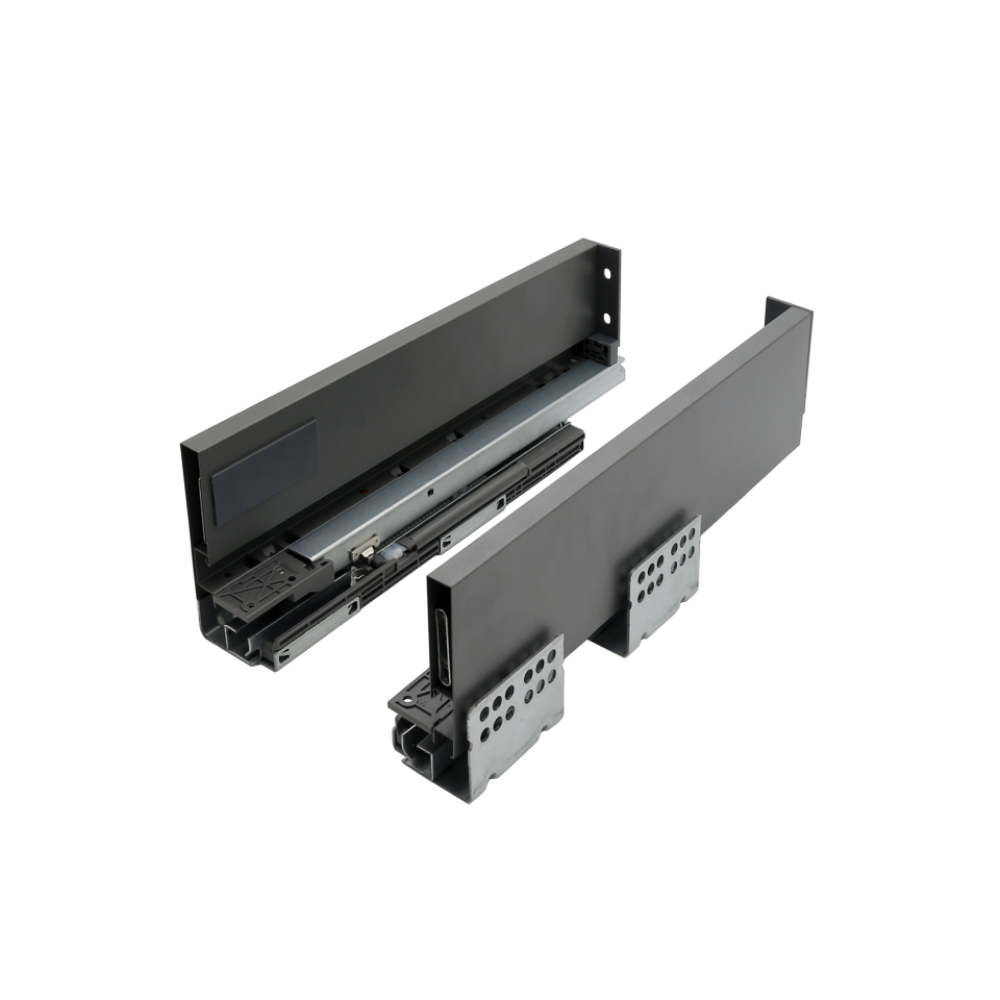 Οδηγός συρτάριου D'Conti με μεταλλικά πλαϊνά Slimbox 90mm ανθρακί