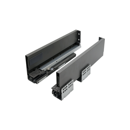 Οδηγός συρτάριου D'Conti  με μεταλλικά πλαϊνά Slimbox 128mm ανθρακί