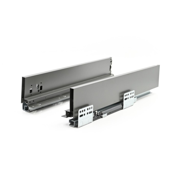 Οδηγός συρταριού D'Conti Slimbox-HF 198mm ανθρακί 500mm