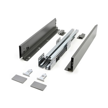 Οδηγός συρταριού D'Conti Slimbox-HF 116mm ανθρακί 500mm