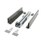 Οδηγός συρταριού D'Conti Slimbox-HF 116mm ανθρακί 500mm