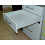 Οδηγός συρτραιού D'Conti με μεταλλικά πλαϊνά Slimbox 90mm  λευκό