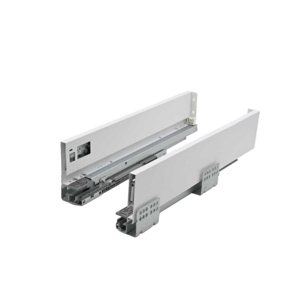 Οδηγός συρτάριού D'Conti  με μεταλλικά πλαϊνά Slimbox 175mm Λευκό