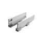 Οδηγός συρτάριού D'Conti με μεταλλικά πλαϊνά Slimbox 128mm λευκό