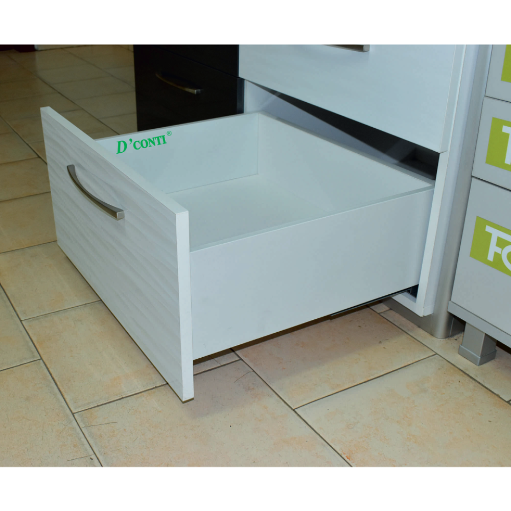 Οδηγός συρτάριού D'Conti  με μεταλλικά πλαϊνά Slimbox 175mm Λευκό