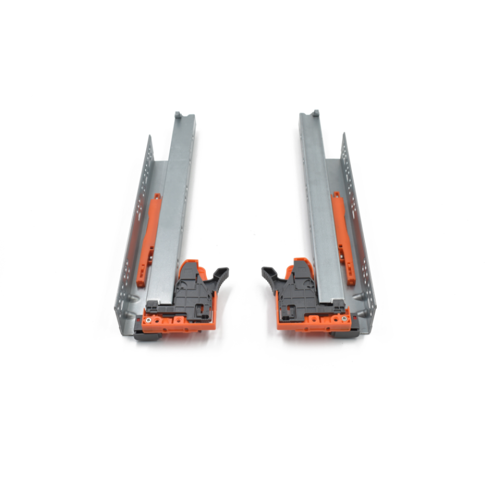 Οδηγός κρυφός ξύλινου συρταριού D'Conti push open 100% άνοιγμα 300mm