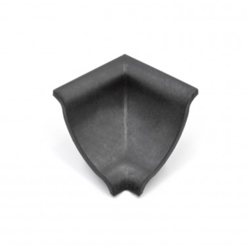 Γωνία εσωτερική για αρμοκάλυπτρο PVC πομπέ μέσα μαύρο