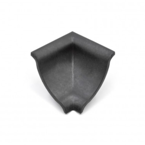 Γωνία εσωτερική για αρμοκάλυπτρο PVC πομπέ μέσα μαύρο
