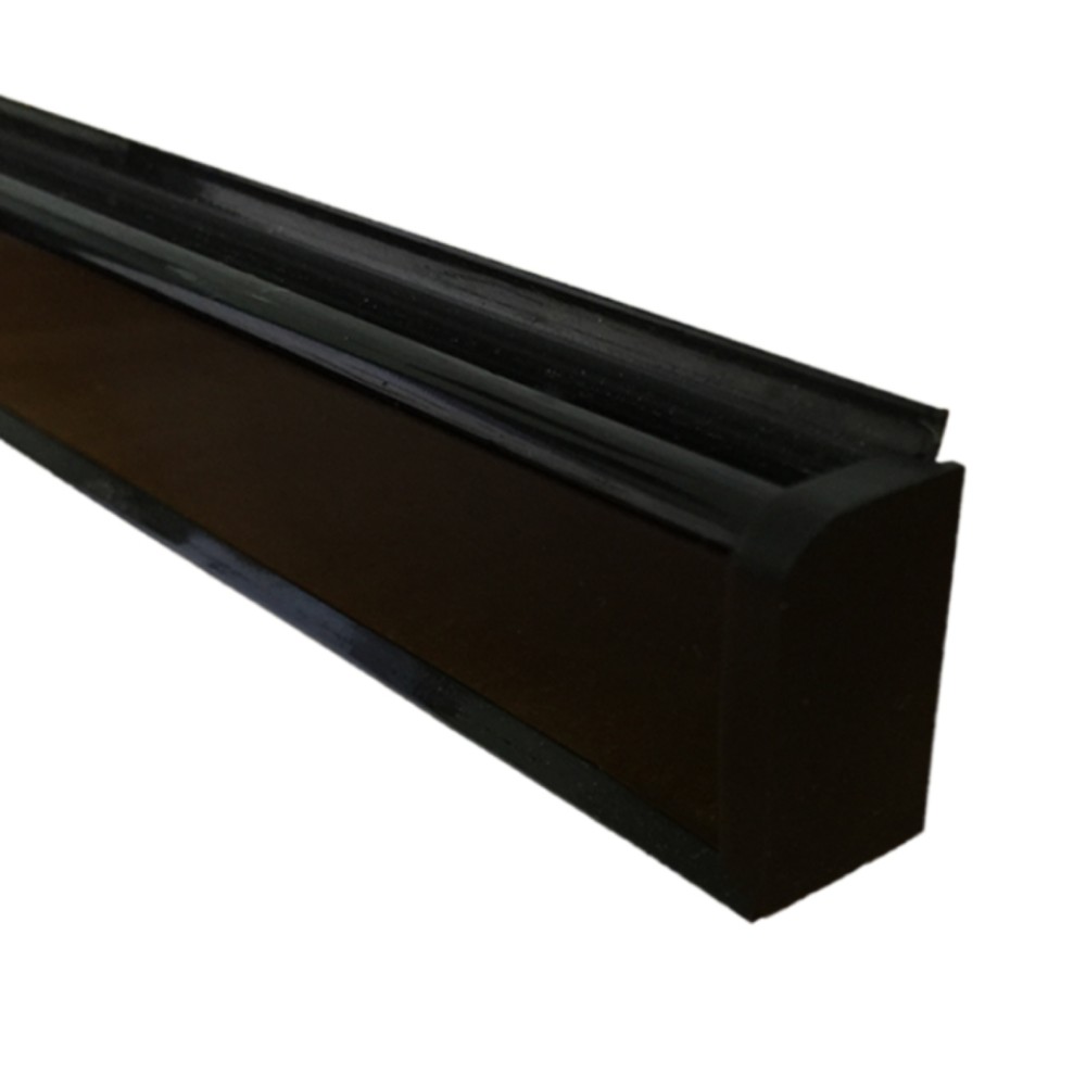 Αρμοκάλυπτρο τύπου ''D" 25x10 μαύρο 4000mm