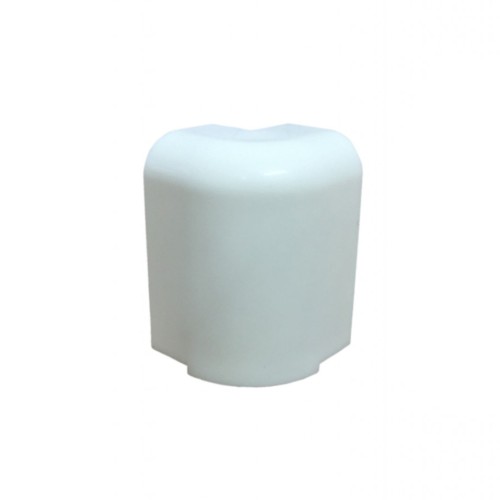 Γωνία εξωτερική για αρμοκάλυπτρο τύπου "D" 25x10 λευκό