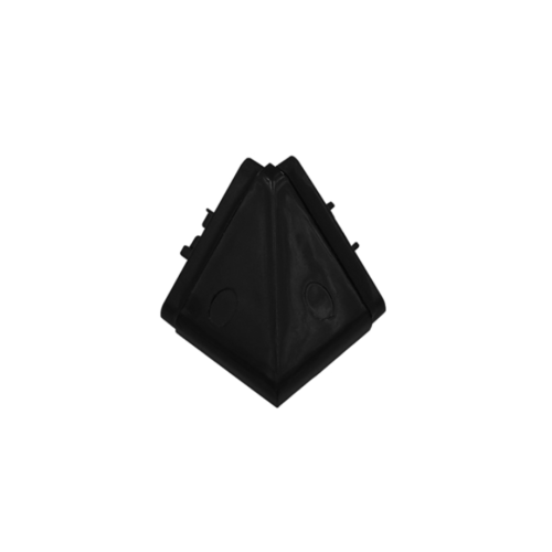 Γωνία εξωτερτική για στενό αρμοκάλυπτρο 15x15 αλουμινίου μαύρο