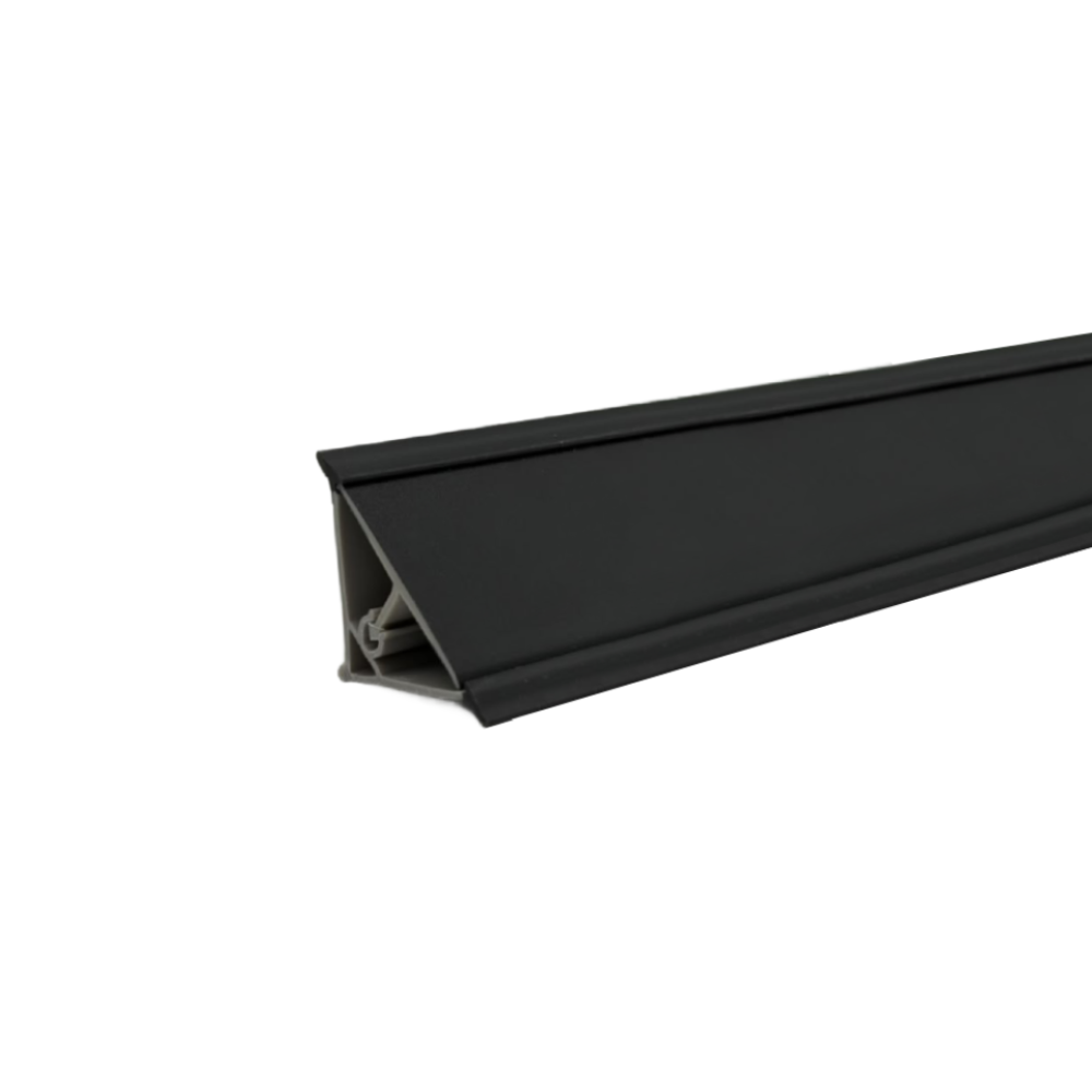 Αρμοκάλυπτρο 30x30 mm ίσιο L=4000 mm μαύρο