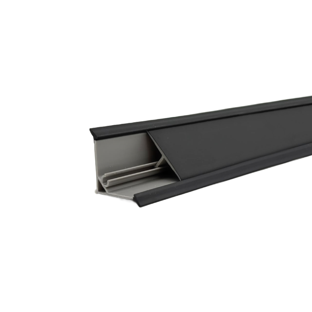 Αρμοκάλυπτρο 30x30 mm ίσιο L=4000 mm μαύρο