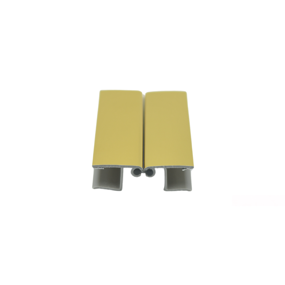 Γωνία μπάζας πλαστική με επικάλυψη PVC χρυσό H=100mm