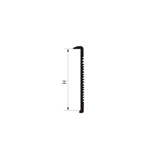 Πλαϊνό προφίλ πάγκου δεξί 40mm