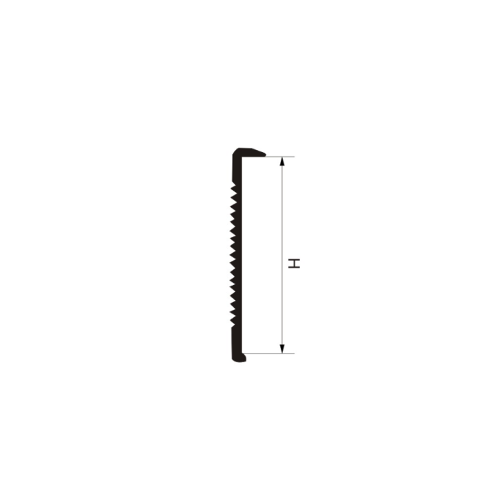 Πλαϊνό προφίλ πάγκου αριστερό 40mm