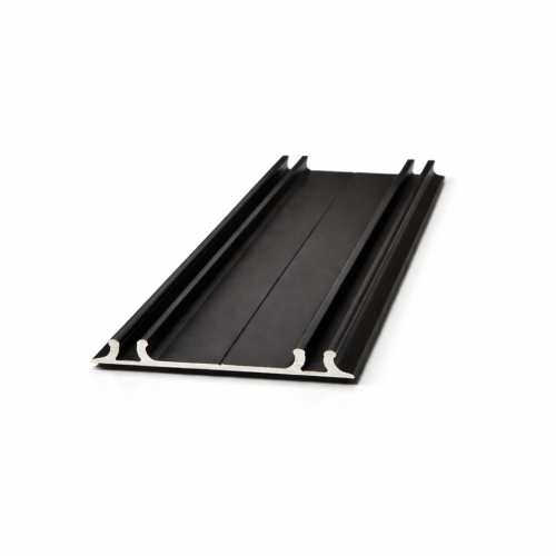 Οδηγός Κάτω ALB 7108 Συρόμενης Ντουλάπας 200 cm Μαύρο