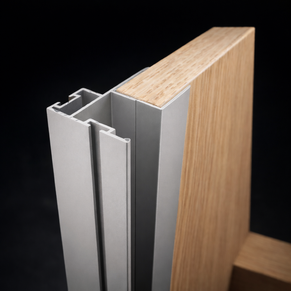 Λαβή προφίλ πόρτας Κ-08 εξωτερικό συρόμενης ντουλάπας 300 cm