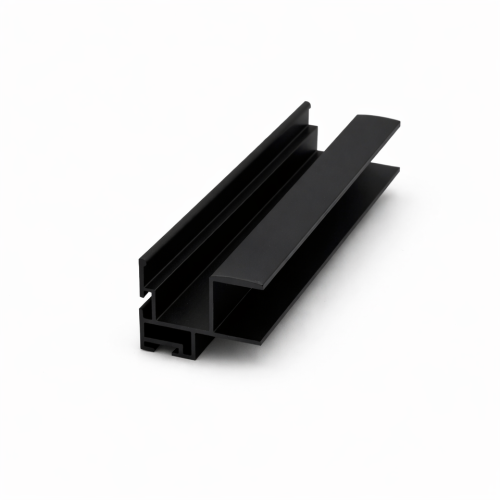 Λαβή προφίλ πόρτας Κ-08 εξωτερικό συρόμενης ντουλάπας 270 cm Μαύρο