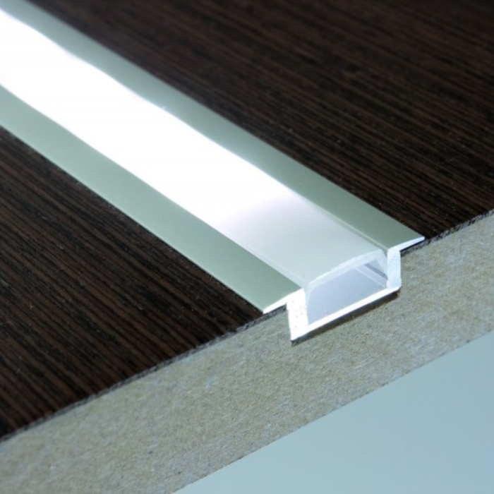 Προφίλ αλουμινίου χωνευτό για LED 15x10x3000mm Προφίλ αλουμινίου χωνευτό για LED 15x10x3000mm