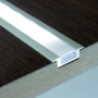Προφίλ αλουμινίου χωνευτό για LED 15x10x3000mm