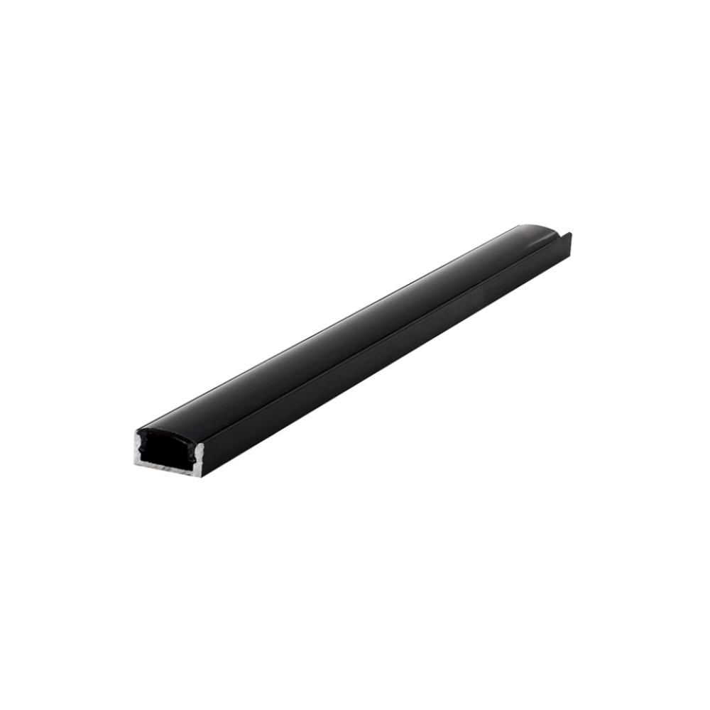 Προφίλ αλουμινίου εξωτερικό για LED 17,5x8x3000mm μαύρο