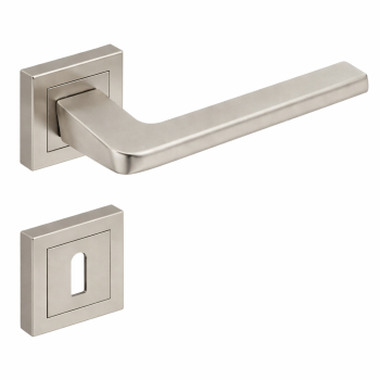 Χερούλι καμαρόπορτας AS-263 LALE ροζέτα σατέν (1 σετ / 2 τεμ)