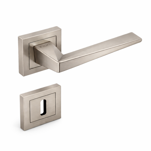 AS-251 DILEK  Χερούλι καμαρόπορτας ροζέτα σατέν  (1 σετ / 2 τεμ)