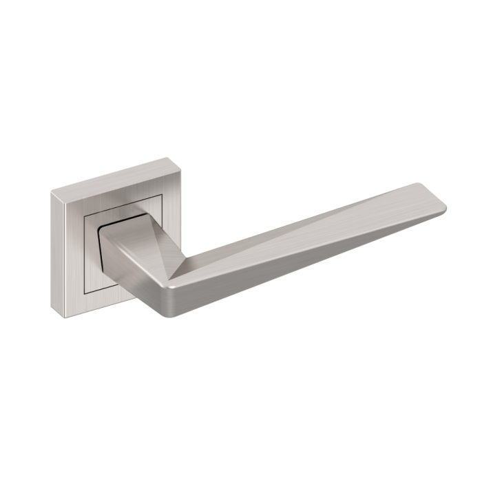 AS-251 DILEK  Χερούλι καμαρόπορτας ροζέτα σατέν  (1 σετ / 2 τεμ)