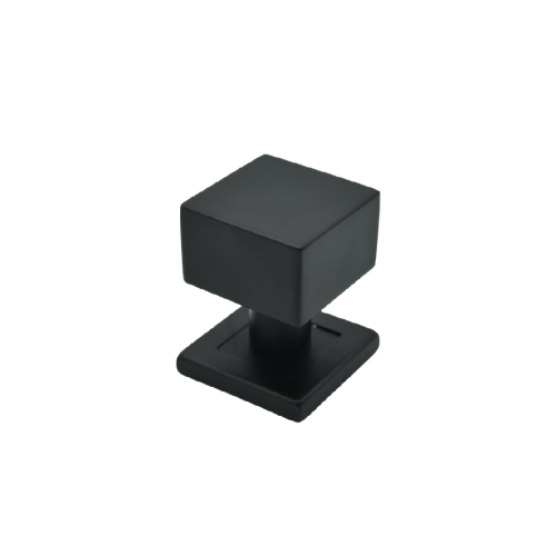 Μπουλ εξώπορτας τετράγωνο μαύρο ματ