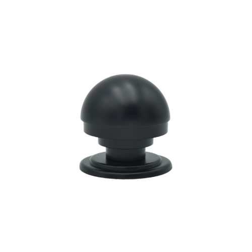 Μπουλ εξώπορτας στρόγγυλο μαύρο ματ