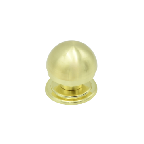 Μπουλ εξώπορτας στρόγγυλο χρυσό ματ