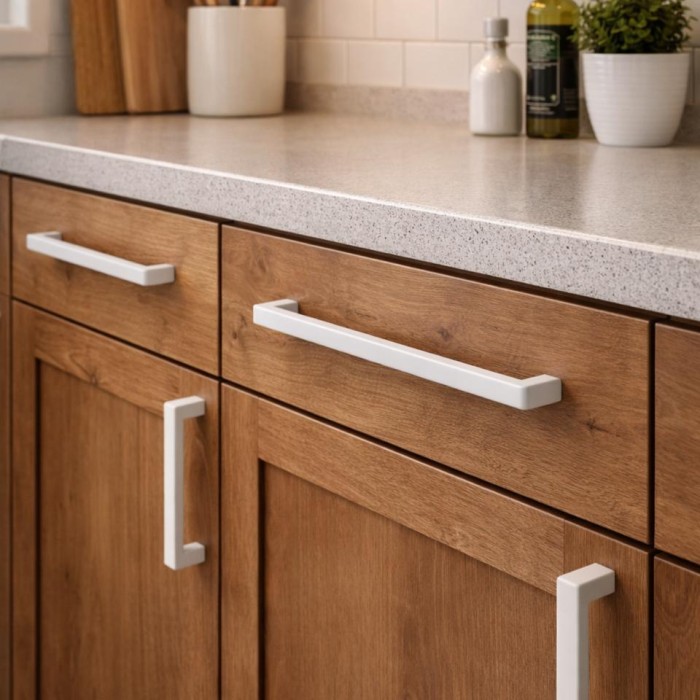 Λαβή επίπλου 6005  128mm λευκό