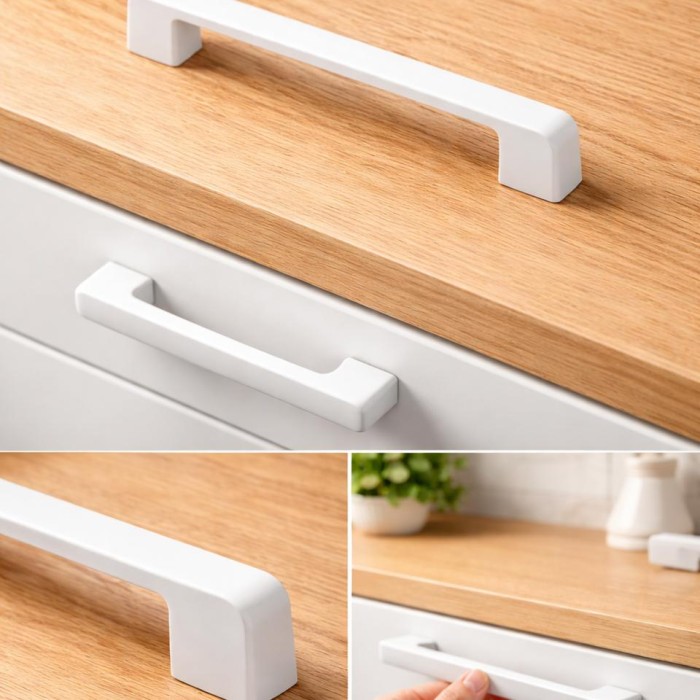 Λαβή επίπλου 6005  192mm λευκό