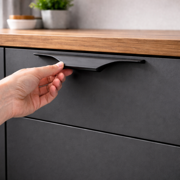 Λαβή επίπλου 851 μαύρο 200mm