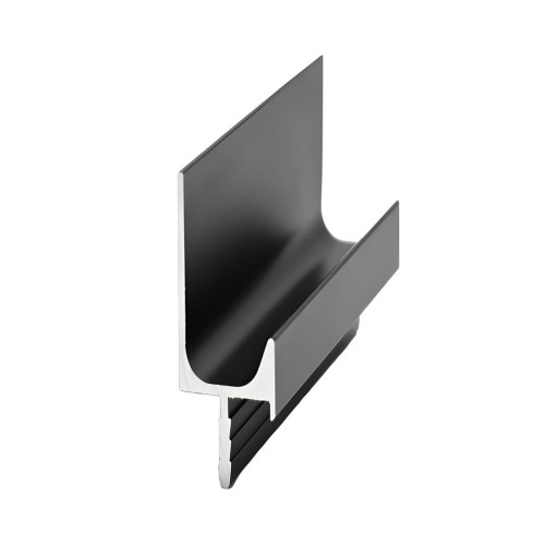 Λαβή επίπλου προφίλ χωνευτή με κινησιά L=3000mm μαύρο ματ