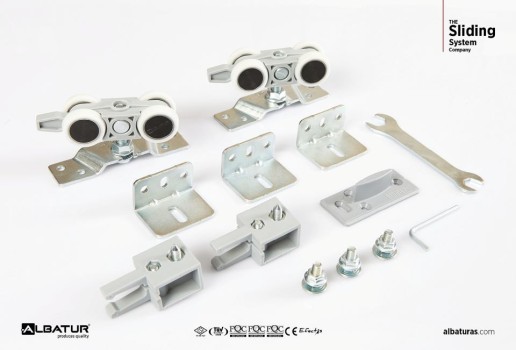 Μηχ/μός ALB 9700 Συρόμενης Πόρτας 120 Kg για Πάχος 20-60 mm