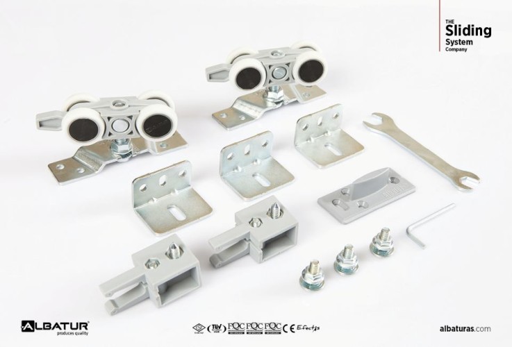 Μηχ/μός ALB 9700 Συρόμενης Πόρτας 120 Kg για Πάχος 20-60 mm