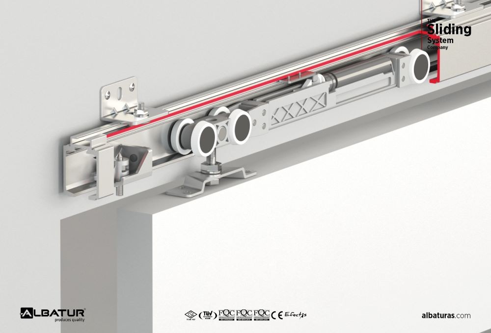 DoorSlide 9720  120 Kg - Μηχανισμός Συρόμενης Πόρτας Φρένο Διπλής Κατεύθυνσης