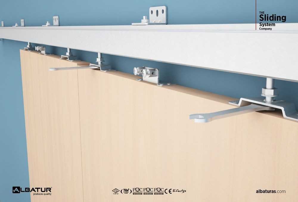 DoorSync 9801 120 Kg - Μηχανισμός Συγχρονισμού Συρόμενης Πόρτας Φρένο Μόνης Κατεύθυνσης