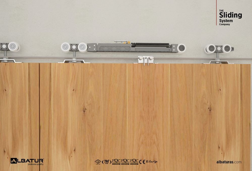 DoorSync 9801 120 Kg - Μηχανισμός Συγχρονισμού Συρόμενης Πόρτας Φρένο Μόνης Κατεύθυνσης